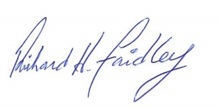 Dr. Faidley Signature