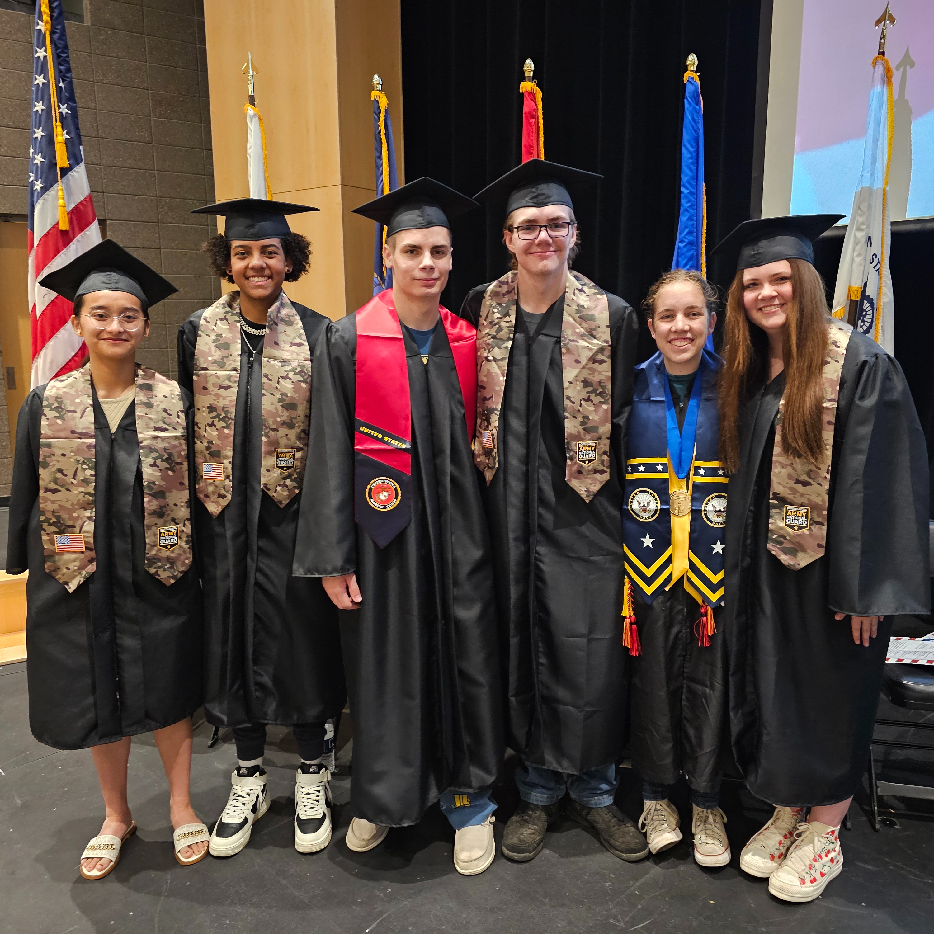 graduates joining the military