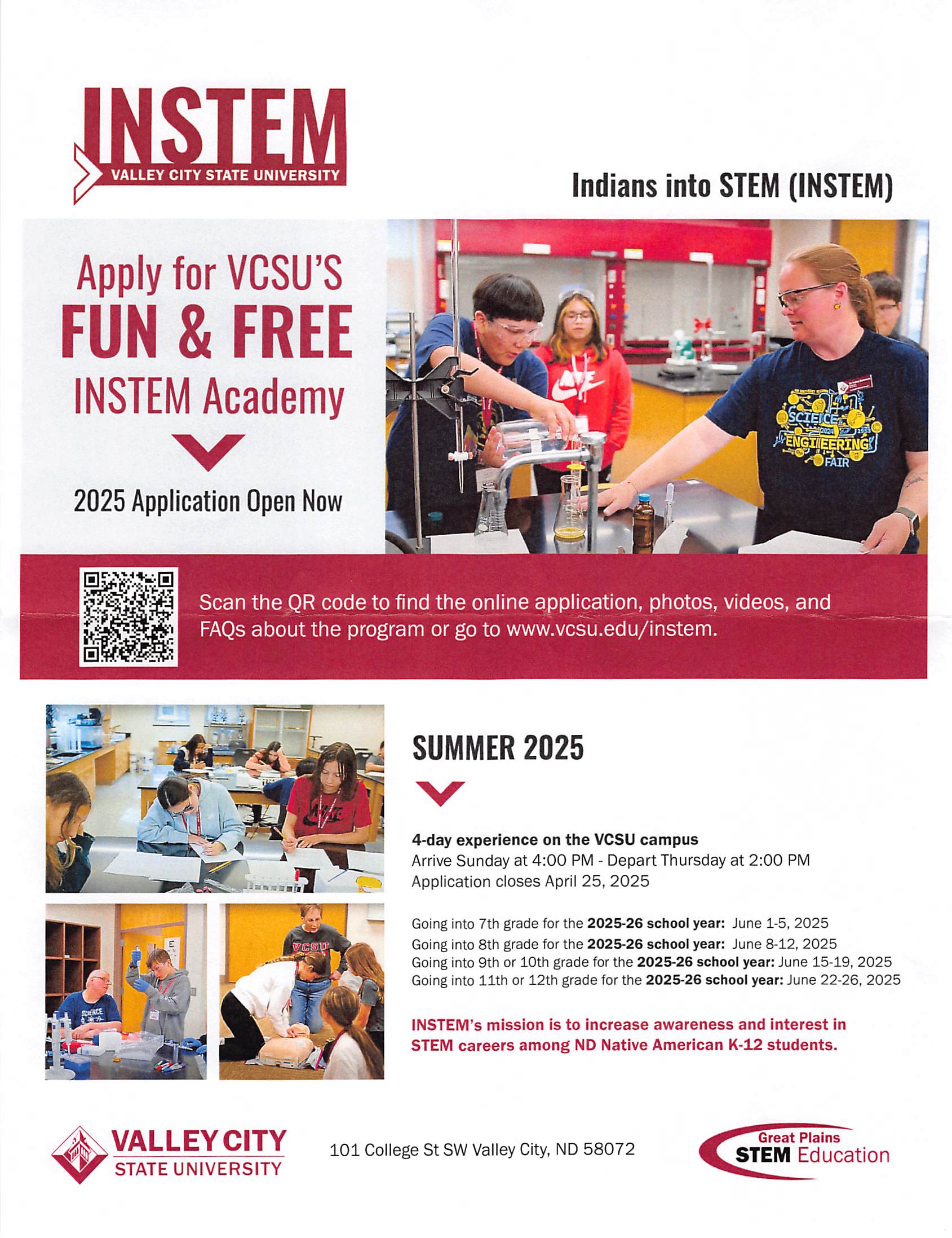 INSTEM Academy Application Information