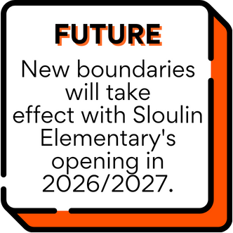 The first formal elementary school boundary for WBSD7, the Missouri Ridge boundary, was established and implemented for the 2023/2024 school year.