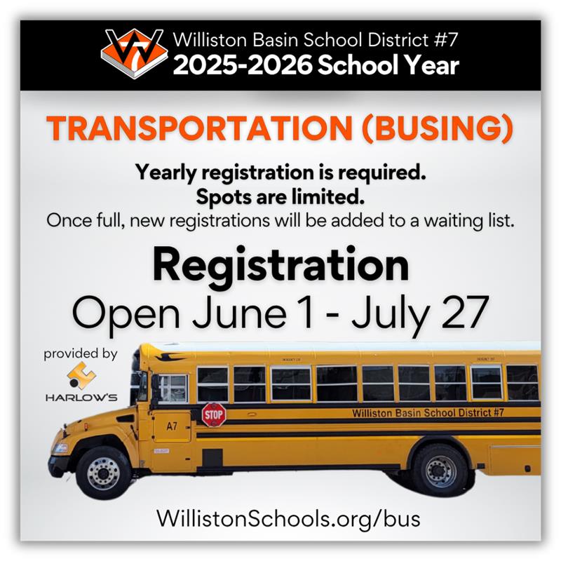 Transportation Services Registration Flyer