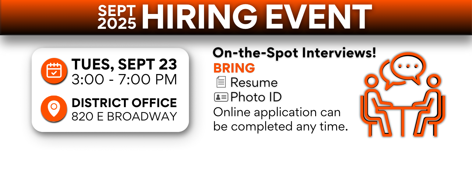 hiring event graphic