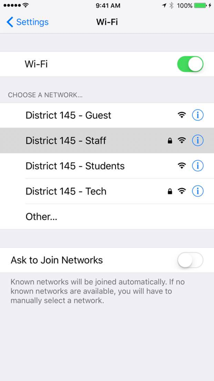 Connecting to District 145 Staff School District 145 Waverly