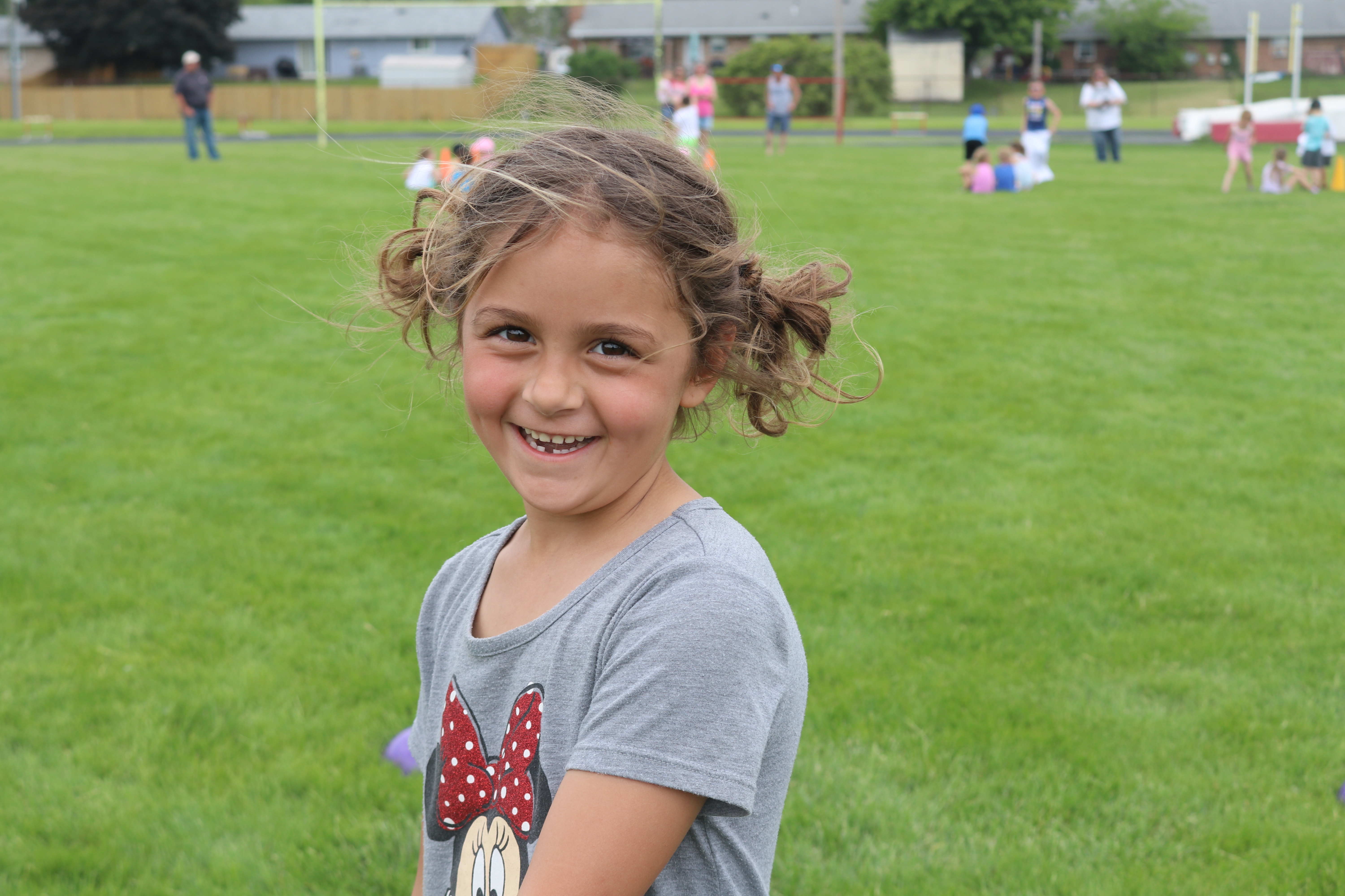 A Nevin Coppock student at Field Day.
