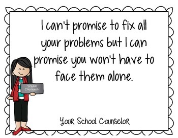 Counselors can help!