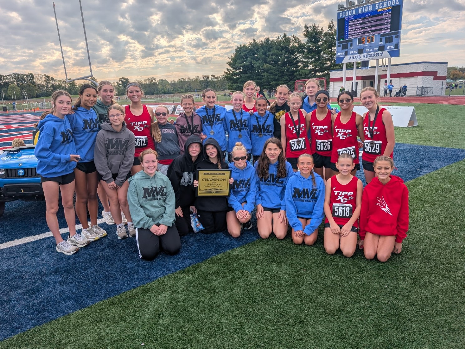 TMS MVL Champs, Cross Country.