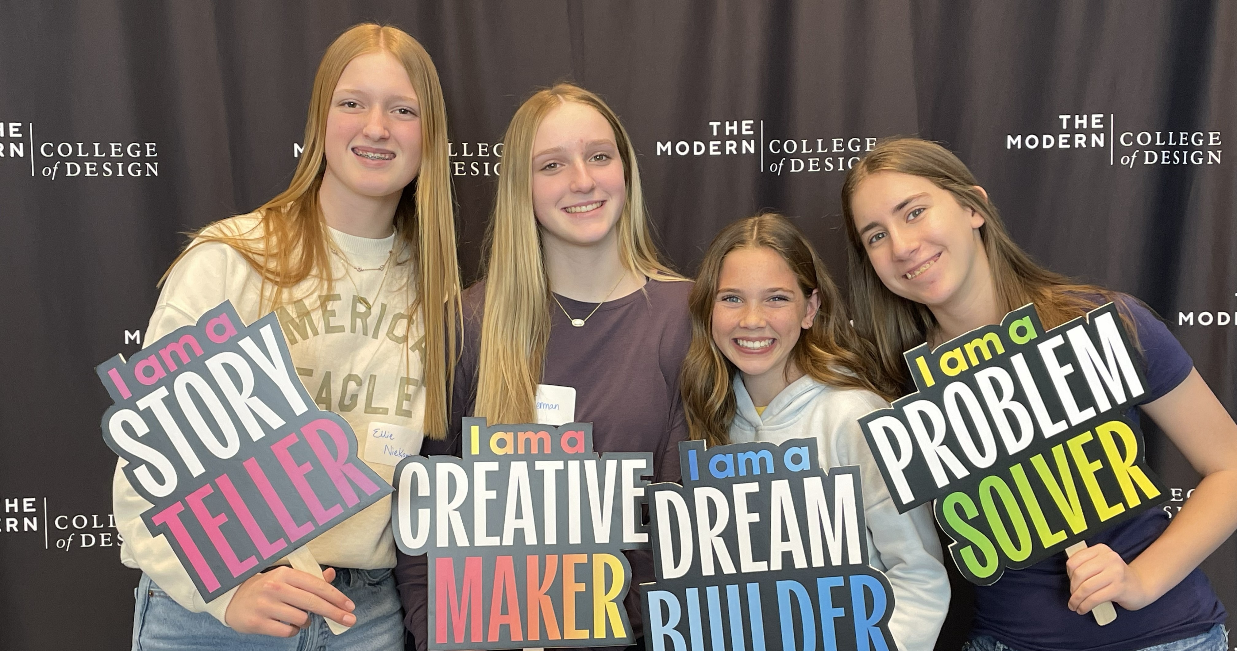 TMS students at the College of Design.  