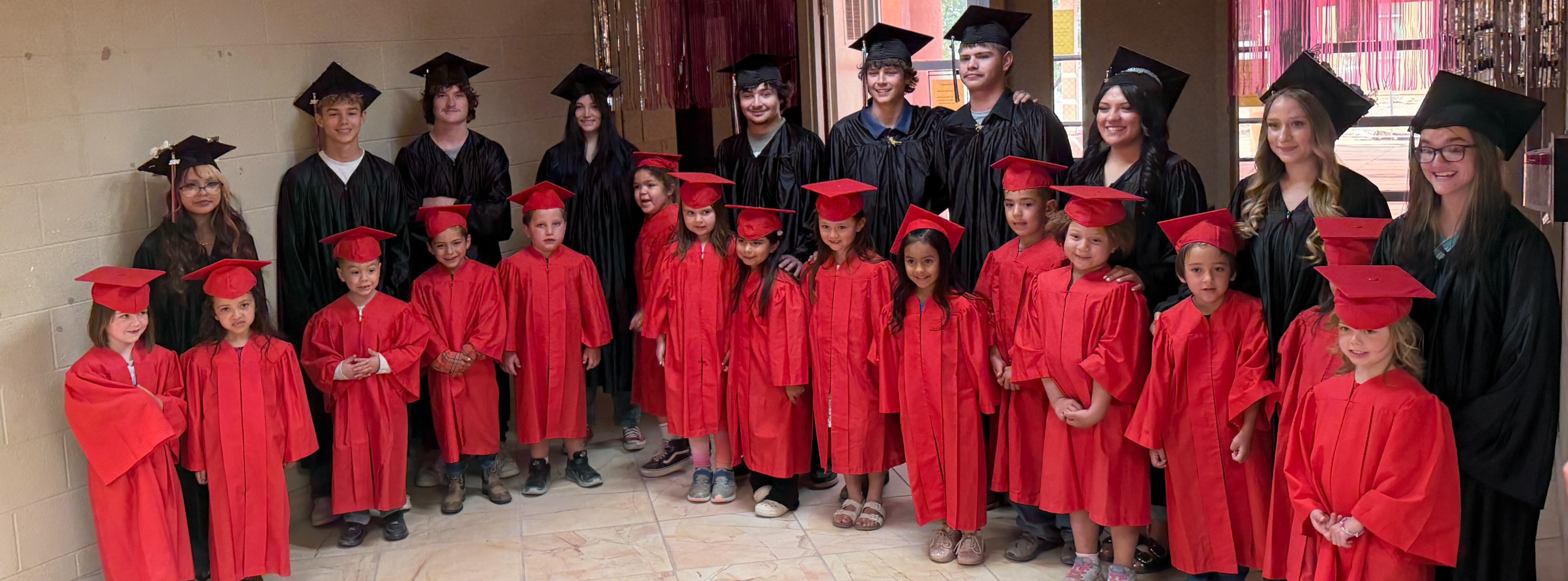 Graduating Seniors and Kindergartners
