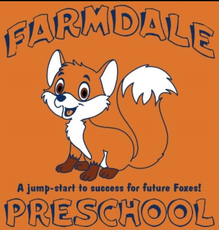 Farmdale preschool logo, baby fox