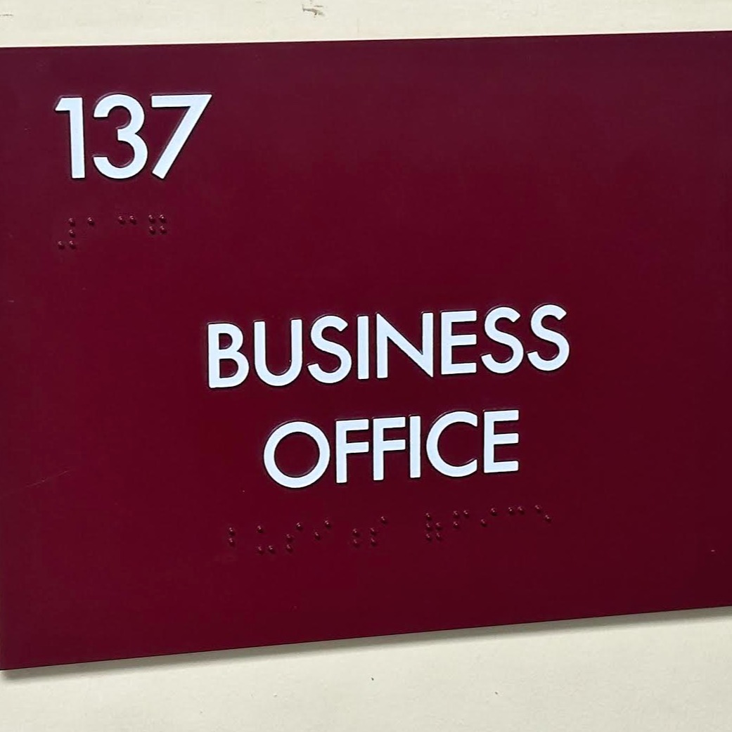 business office sign