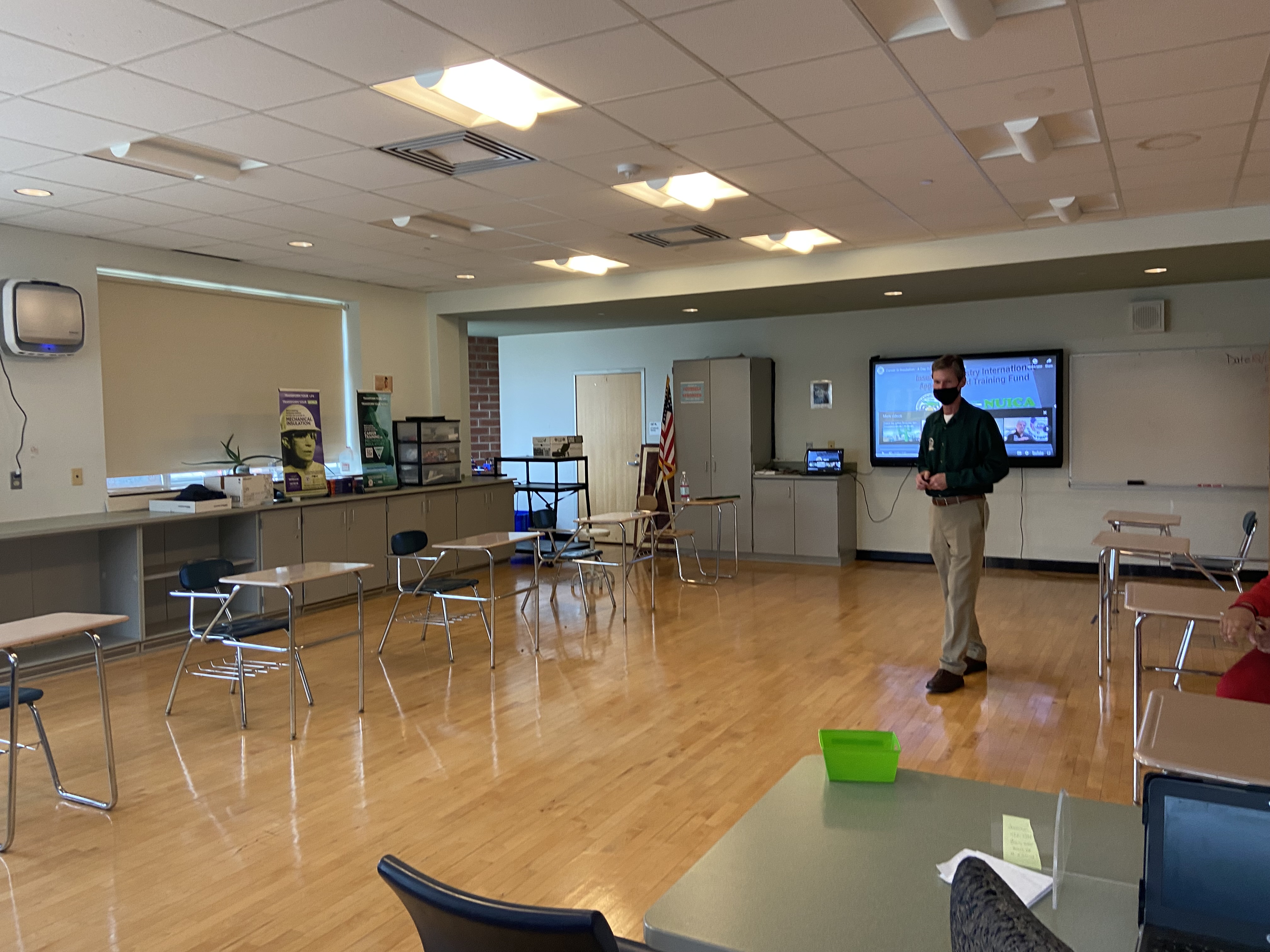 guest speaker in classroom