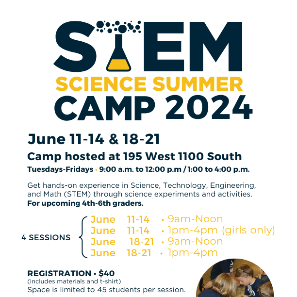 USU Summer Science Camp flyer