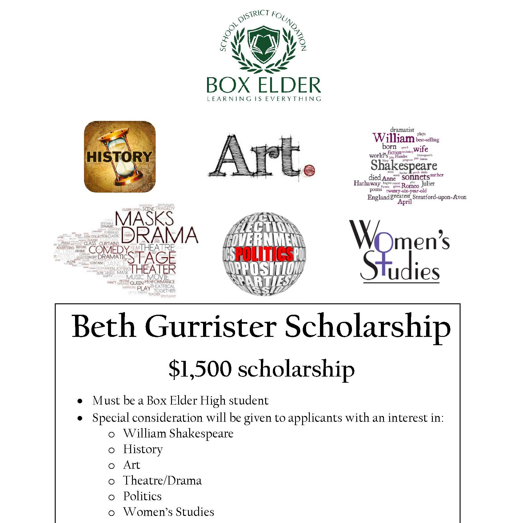 Beth Gurrister Scholarship