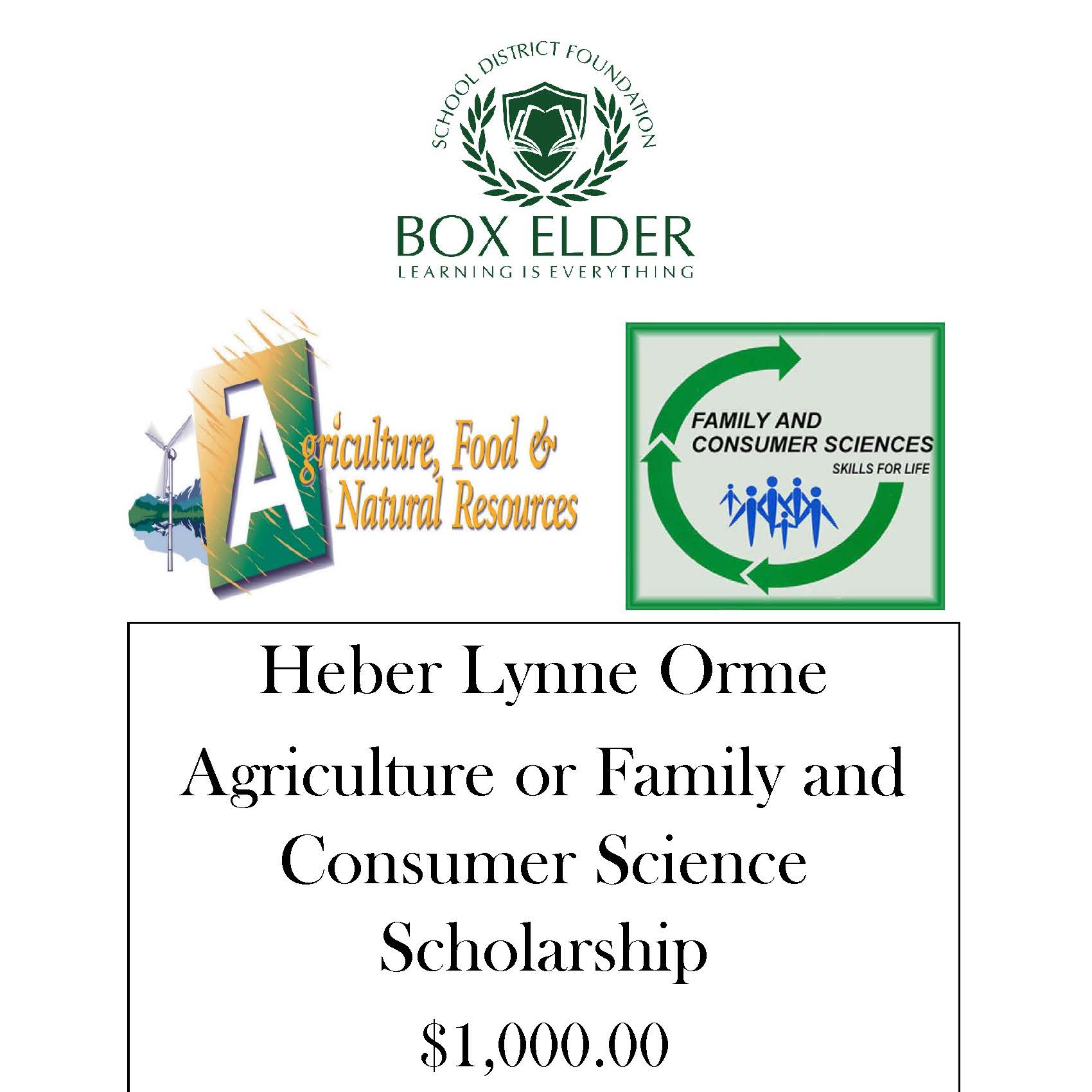 Heber Lynn Orme Scholarship