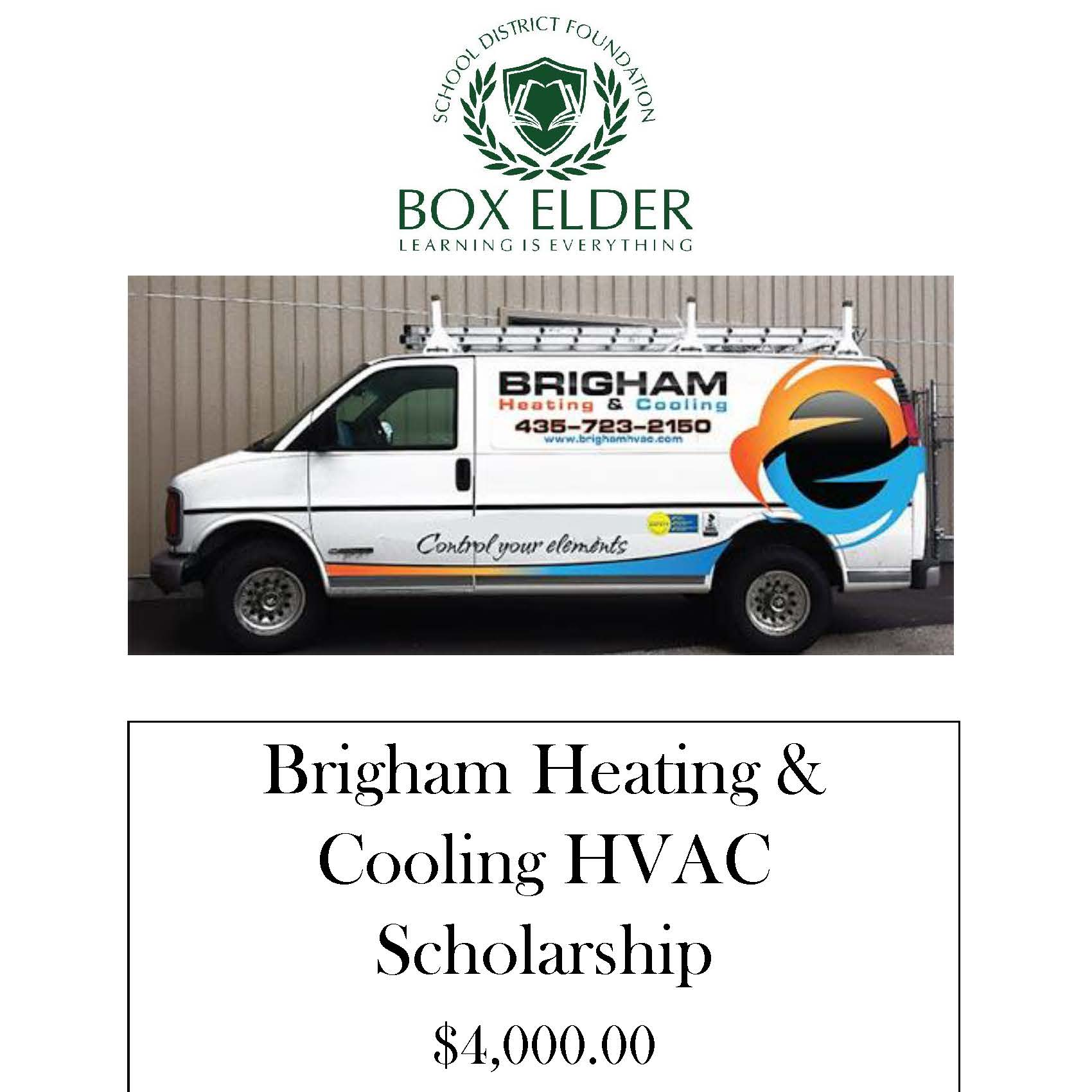 Brigham Heating & Cooling Scholarship