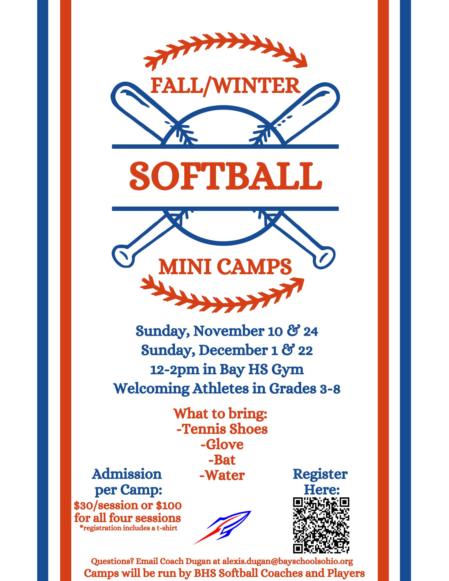 Softball Camp Flyer