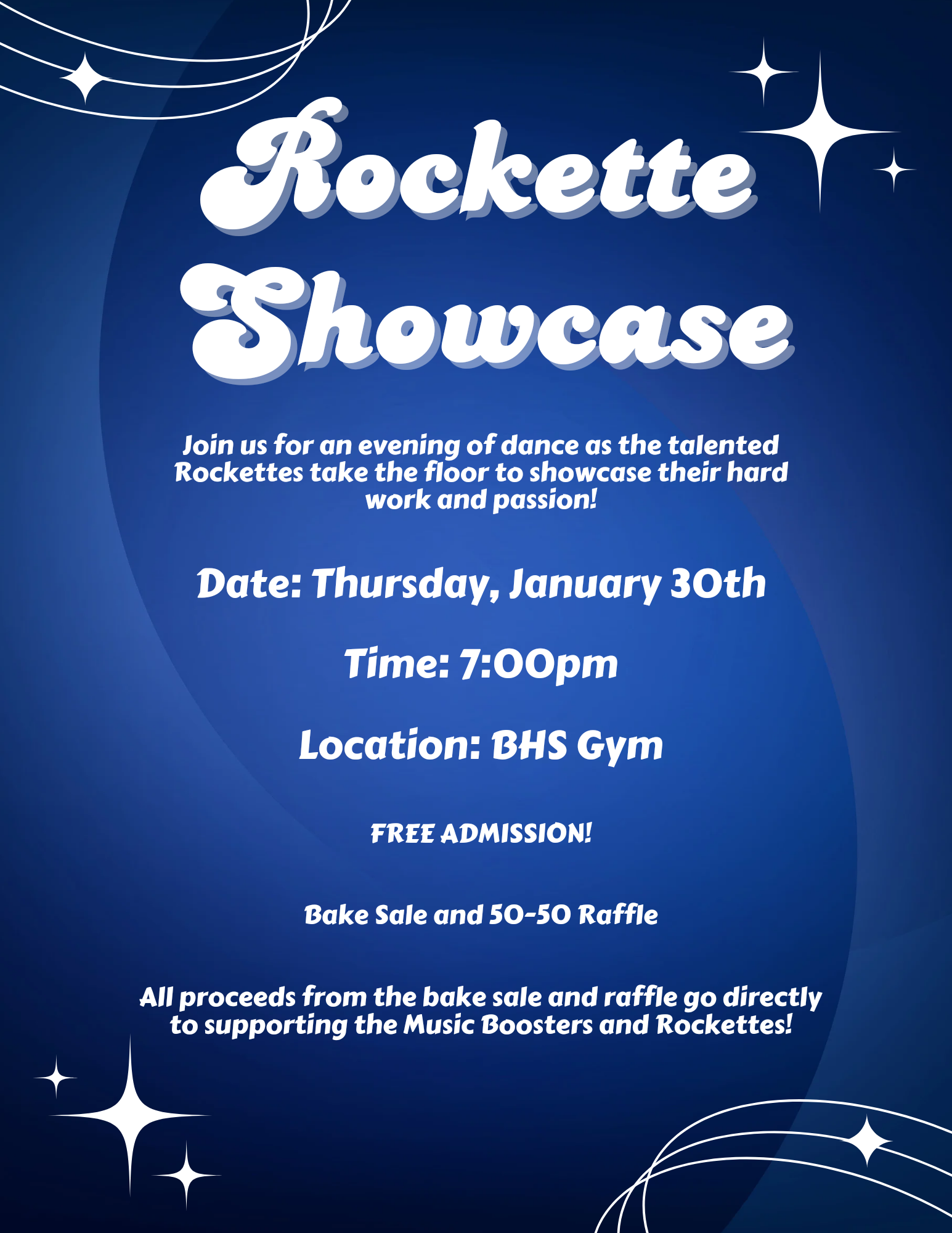 Rockette Showcase Flyer 1