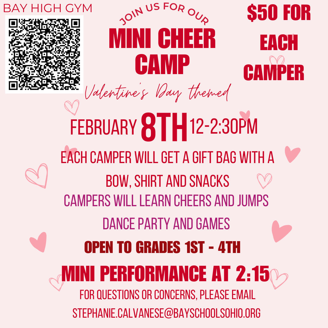 Mini Cheer Camp Flyer