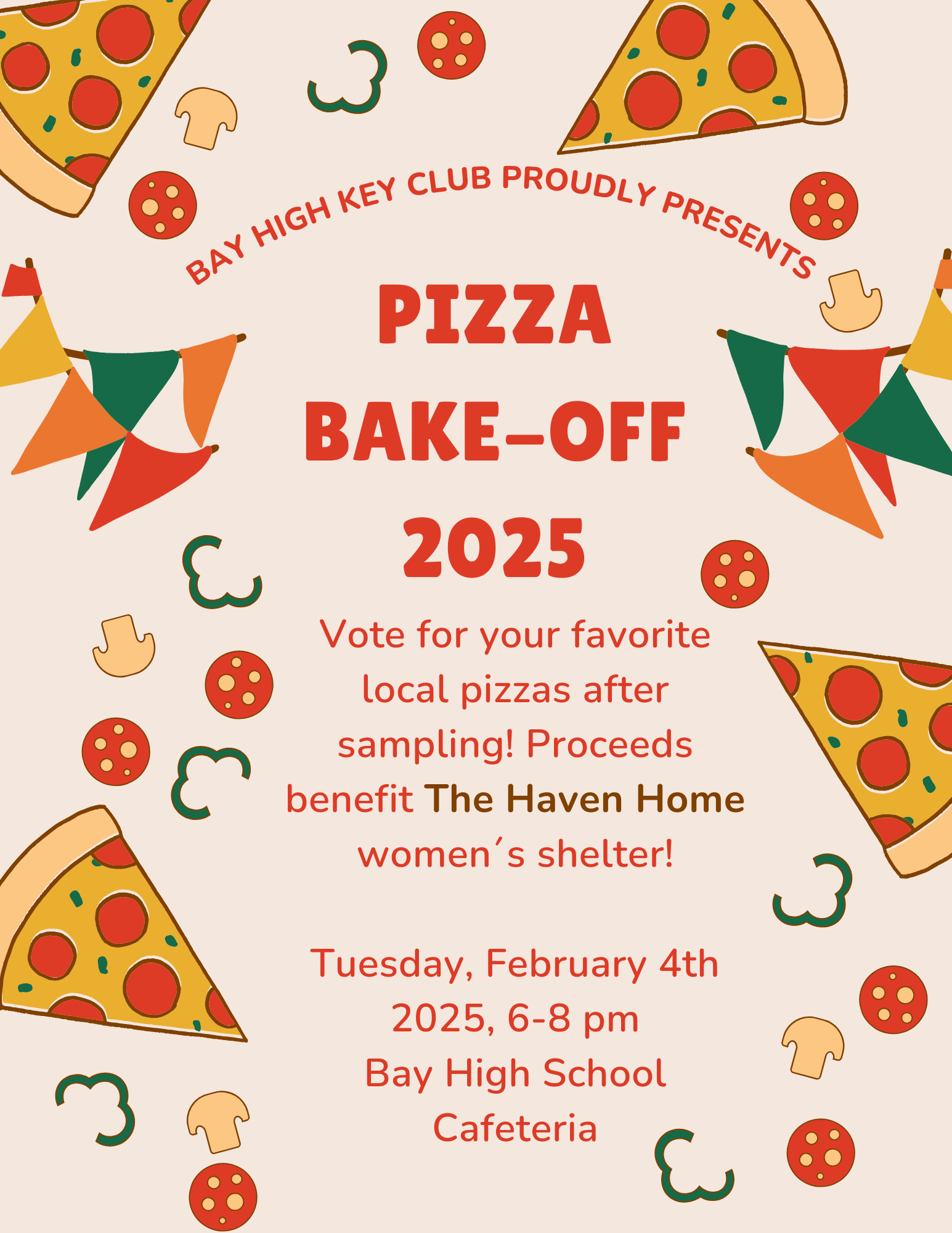 Pizza Bake-Off Flyer