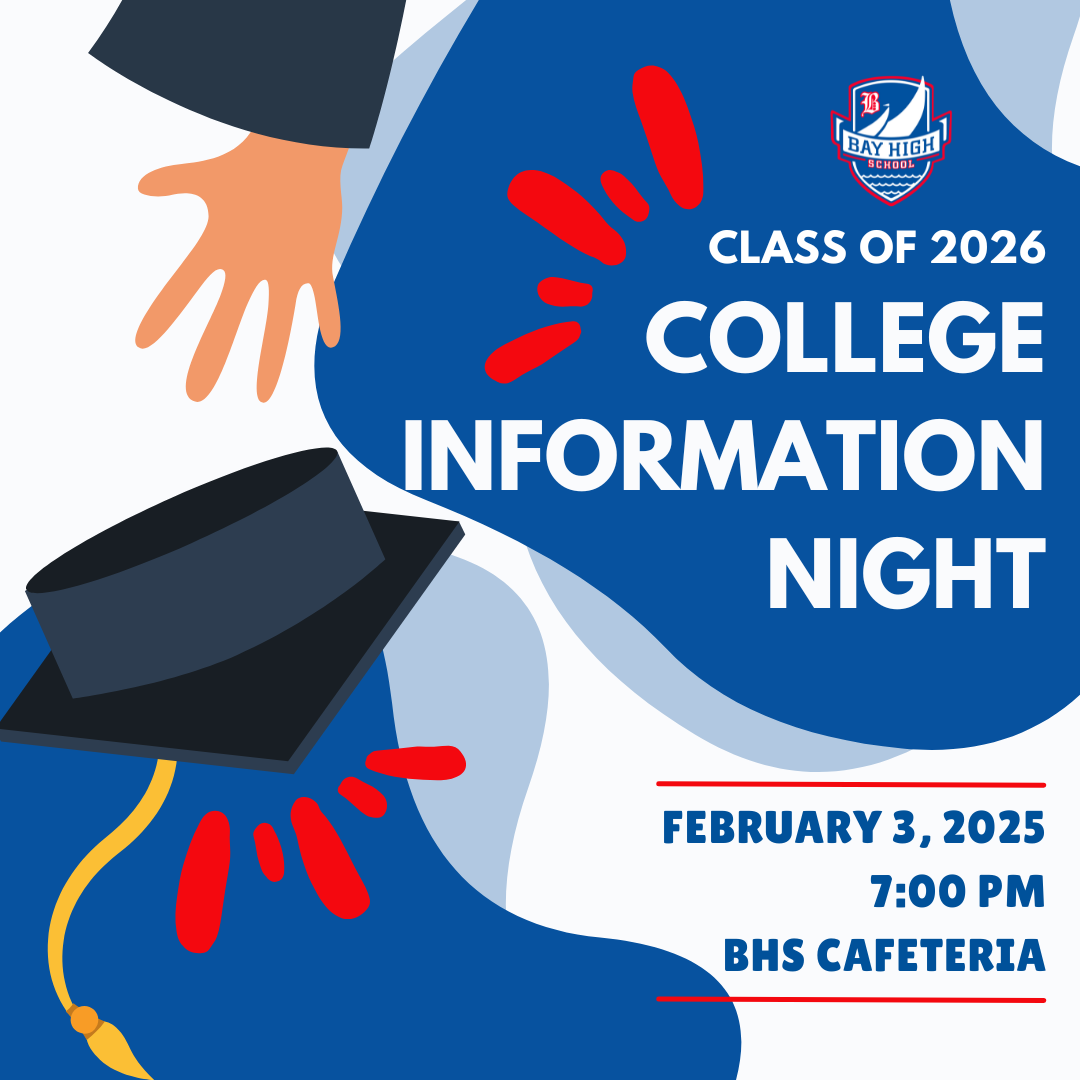 College night flyer for the class of 2026