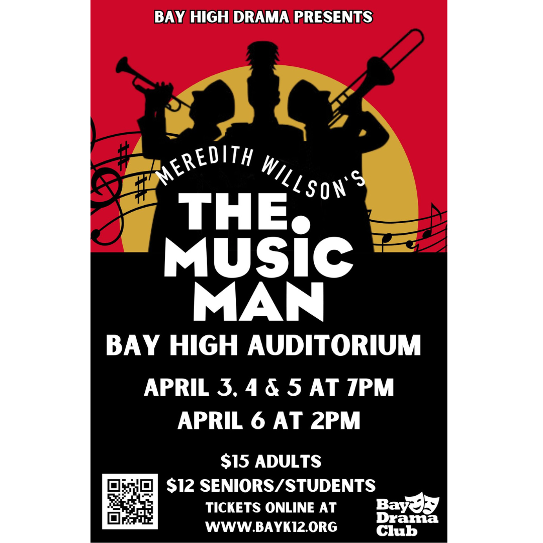 the Music Man flyer with QR Code image