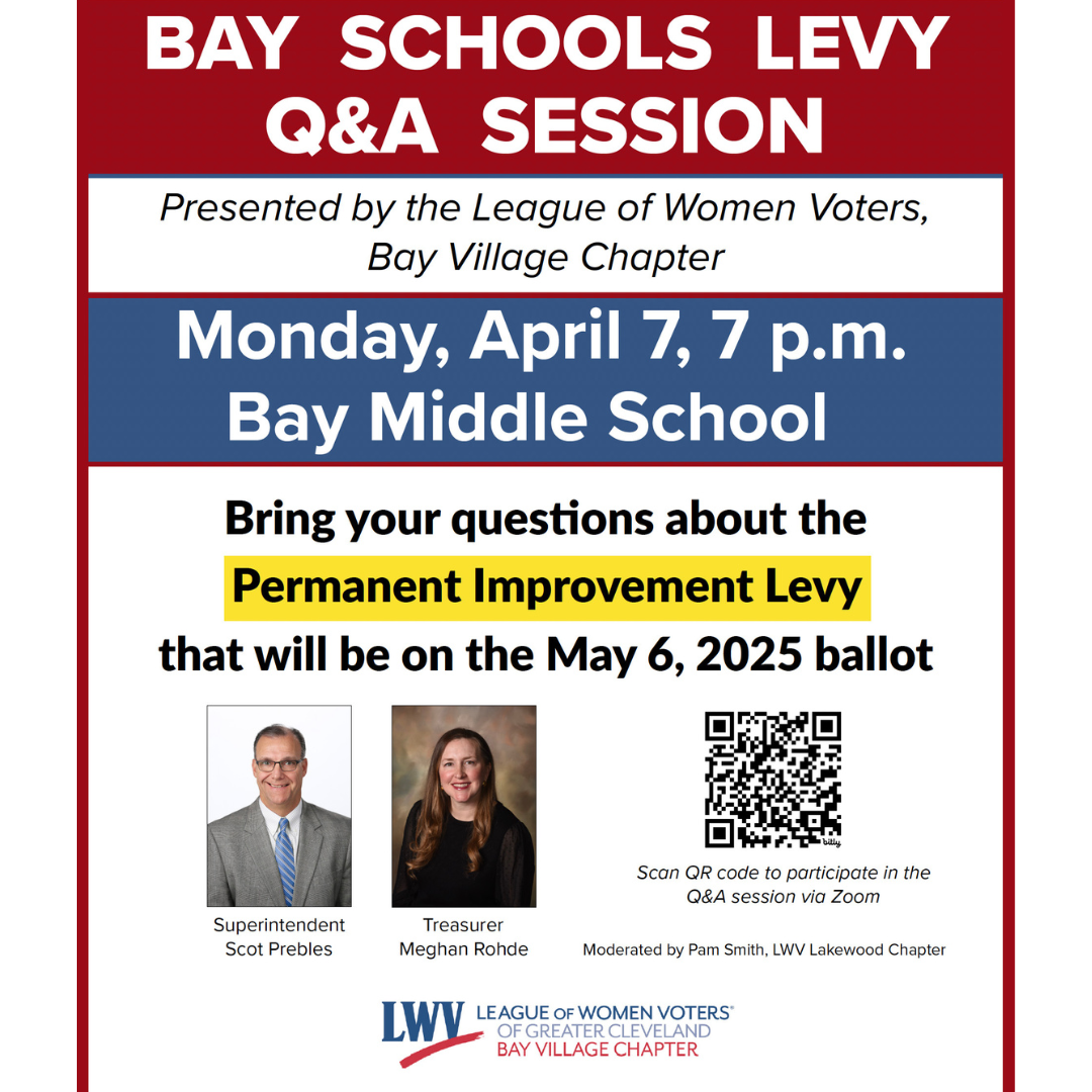 LWV Levy Session Flyer 2025 image