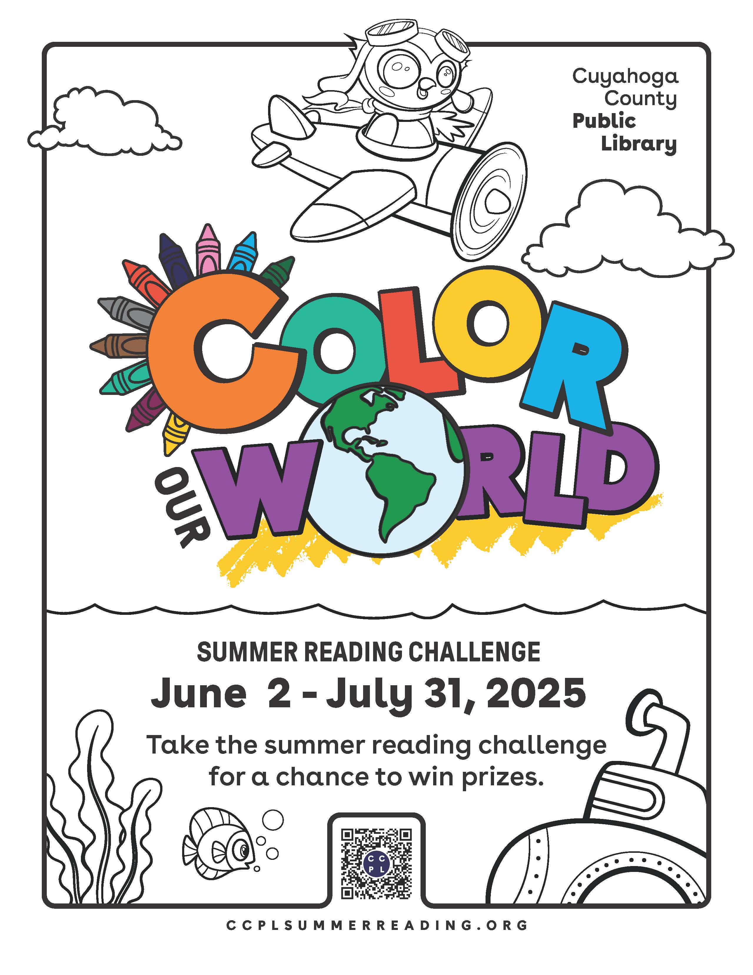 Bay Library Summer Reading Program Flyer 2025