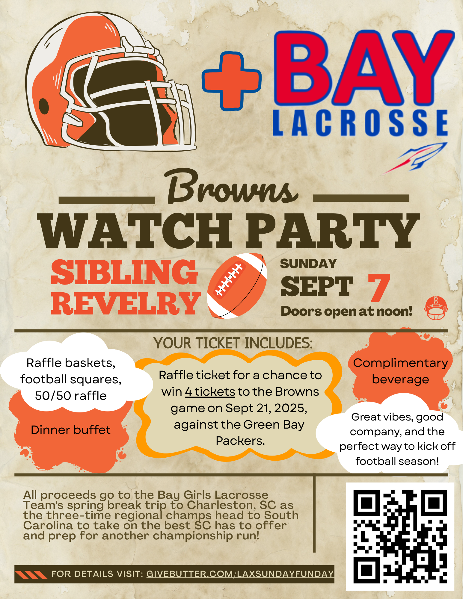 lax fundraiser flyer