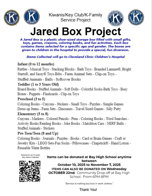 key club jared box flyer fall 2025
