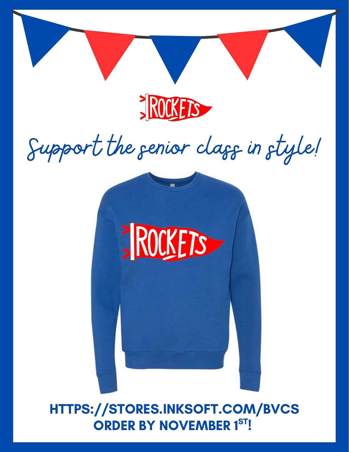 class of 2026 pennant sweatshirt flyer