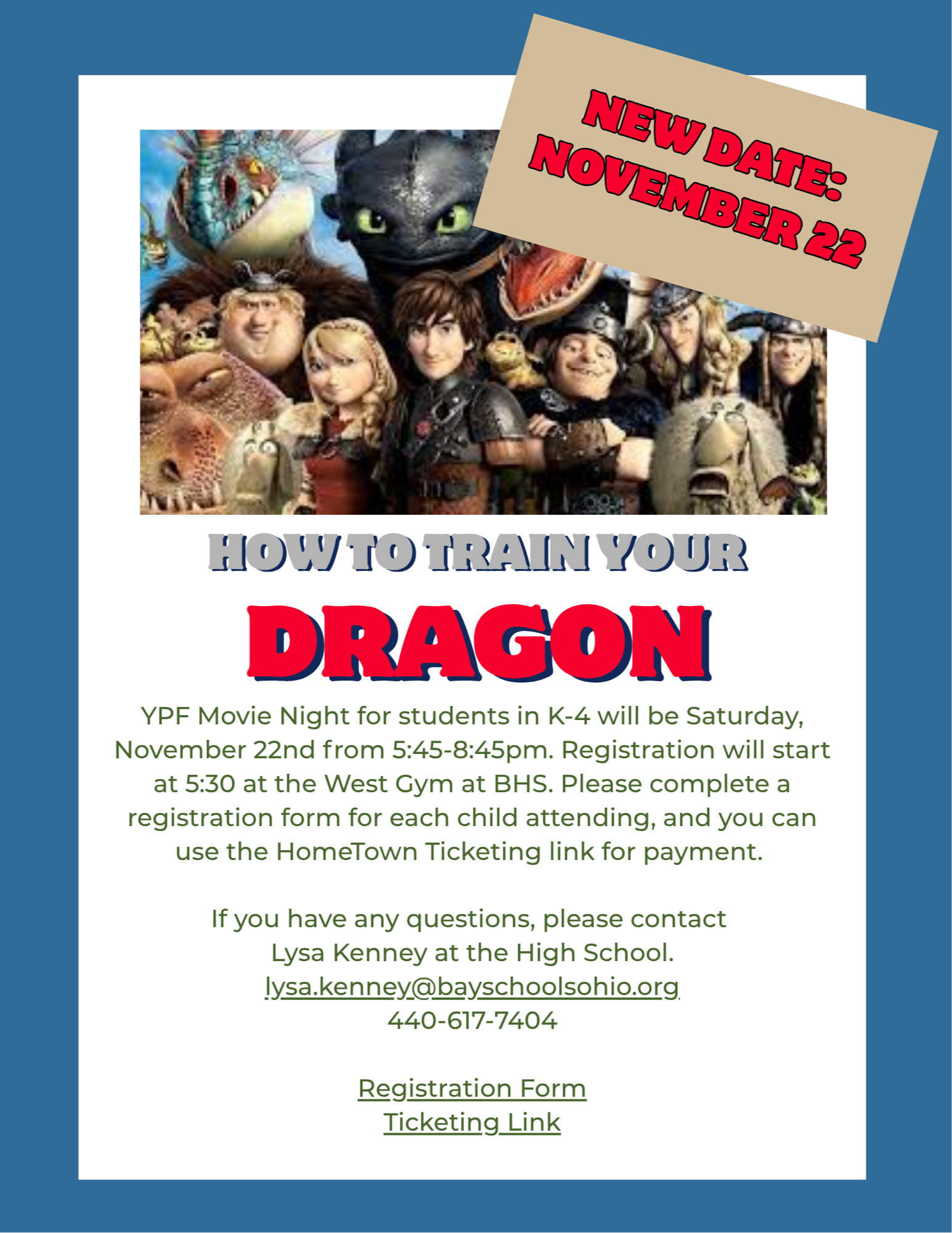 Movie Night Flyer for YPF 2025