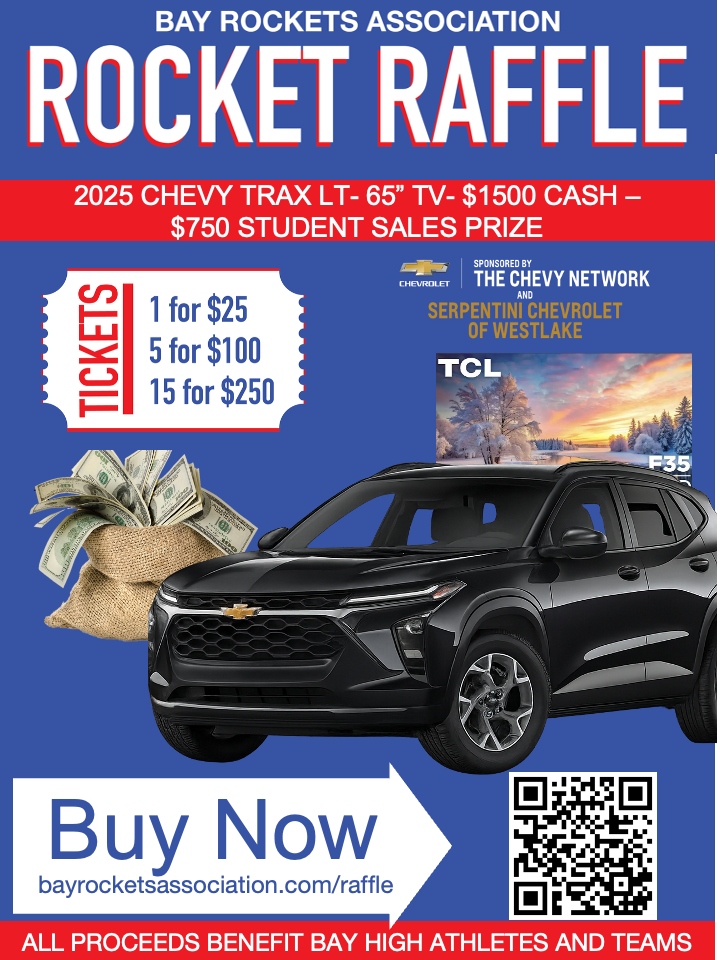 Rocket raffle flyer 2025