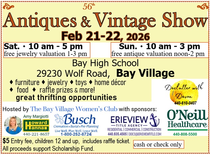 bay antiques show flyer 2026