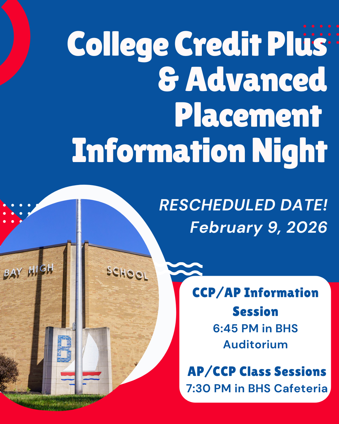 ap and ccp night new date feb. 9, 2026