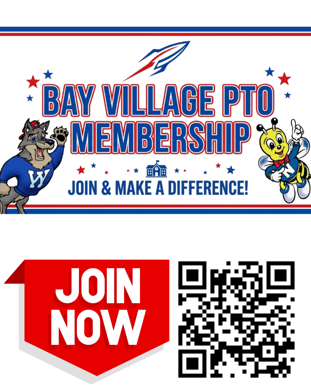 PTO Membership Flyer for the 2026-27 school year.