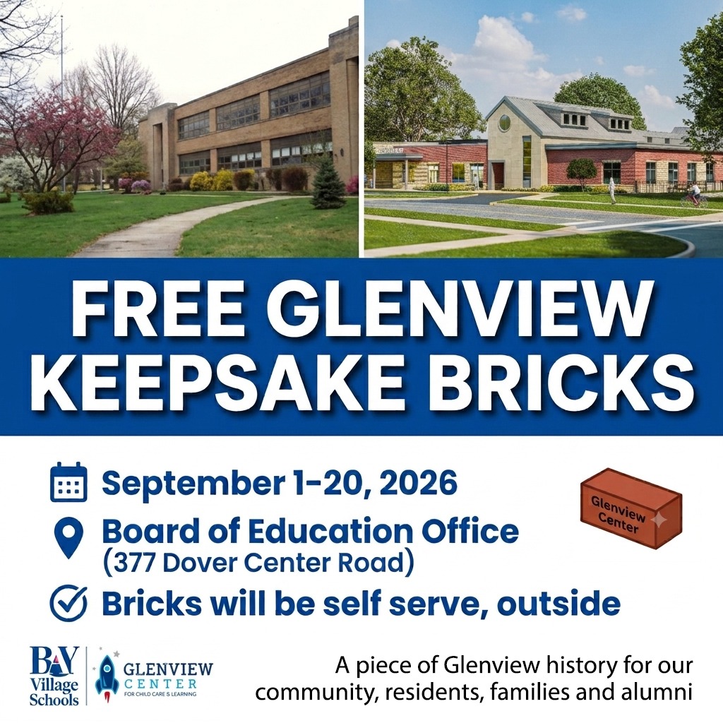 Pick up a free Glenview brick flyer with the before and after renderings of what Glenview Center looks like.