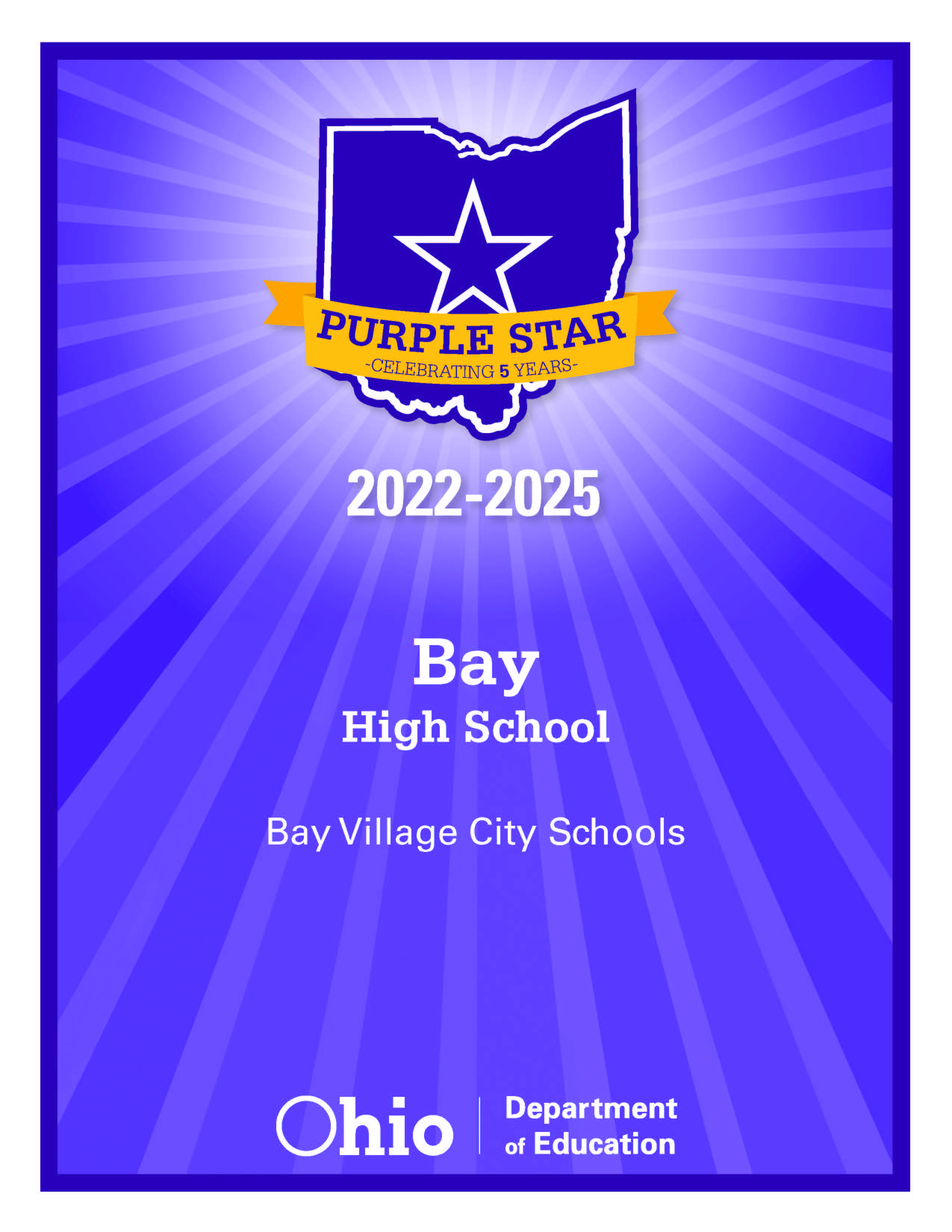 Bay High School Purple Star