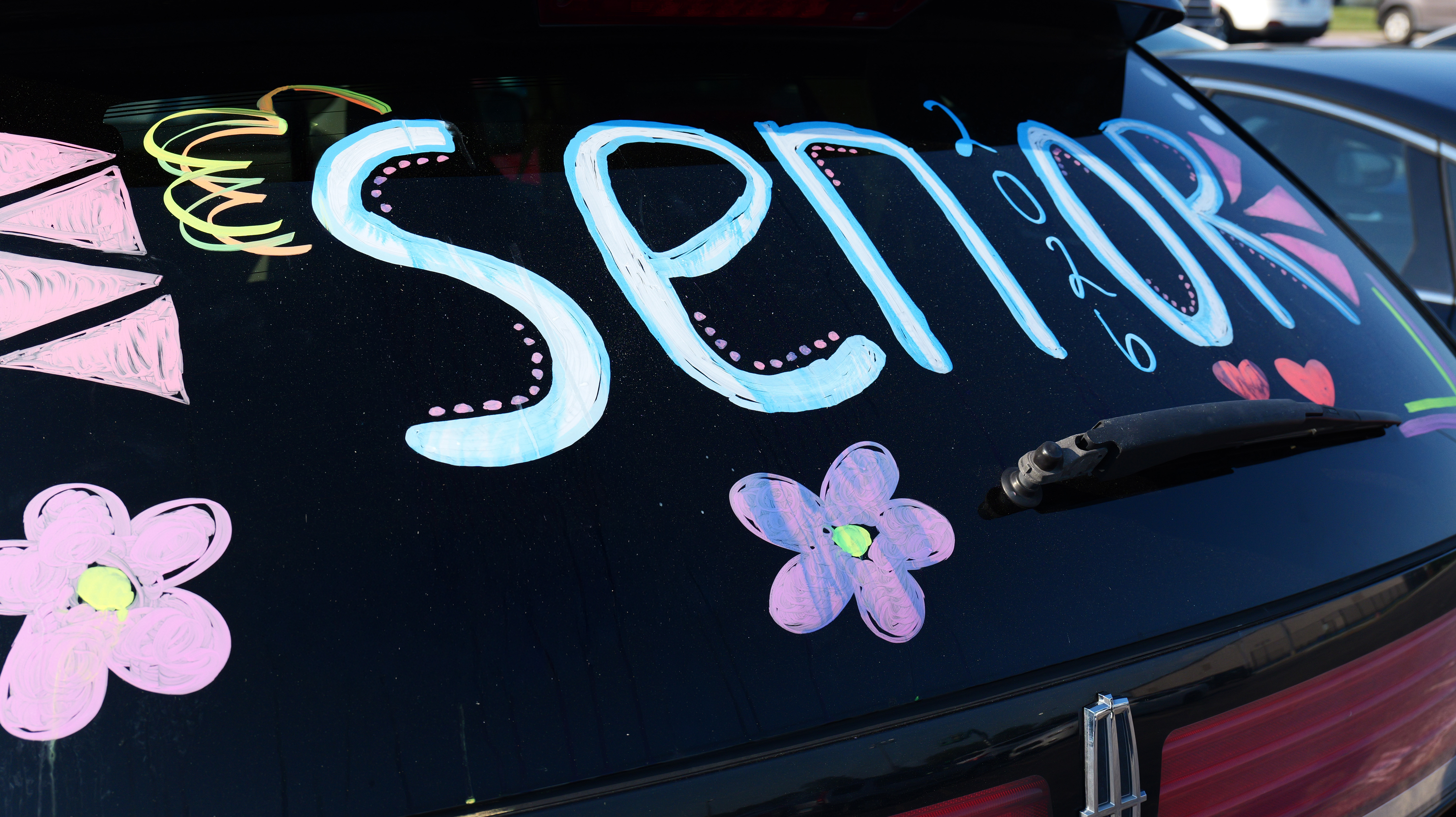 High School Seniors Start the year with excitement and by decorating their cars