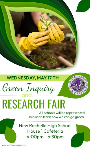 Green research fair flyer