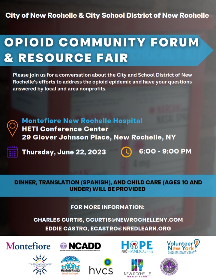 opioid community forum flyer