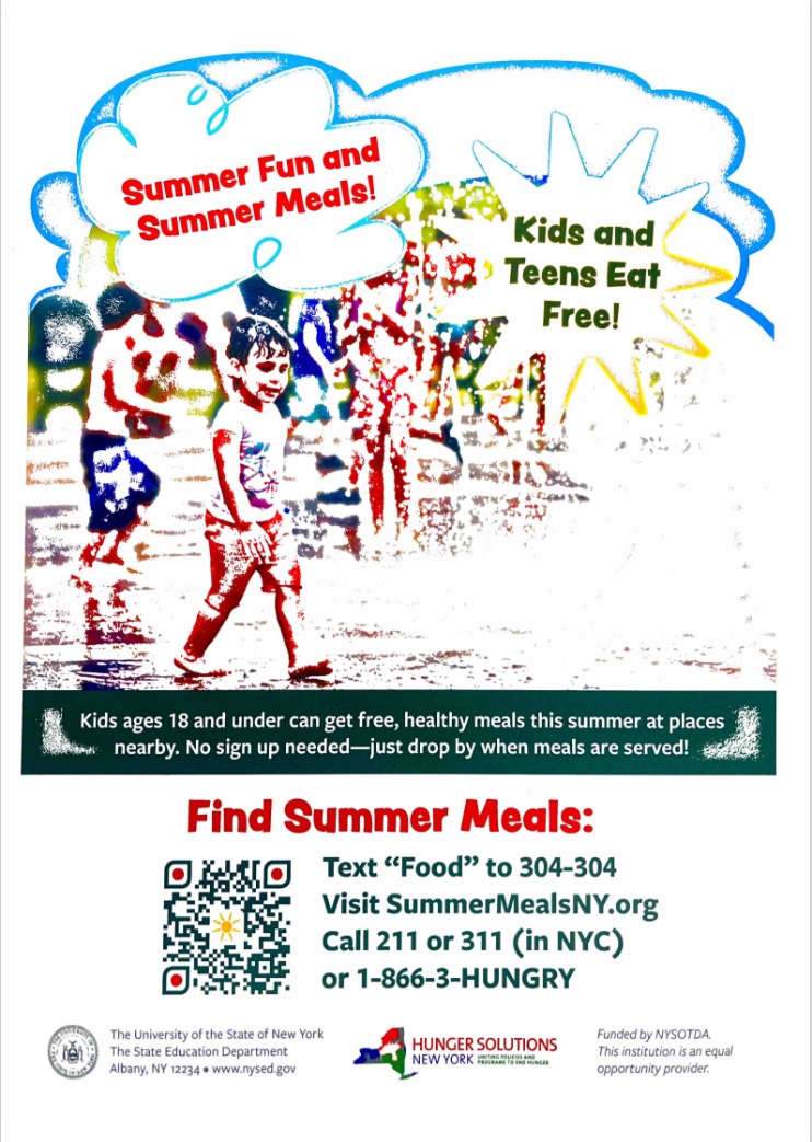 summer meals flyer