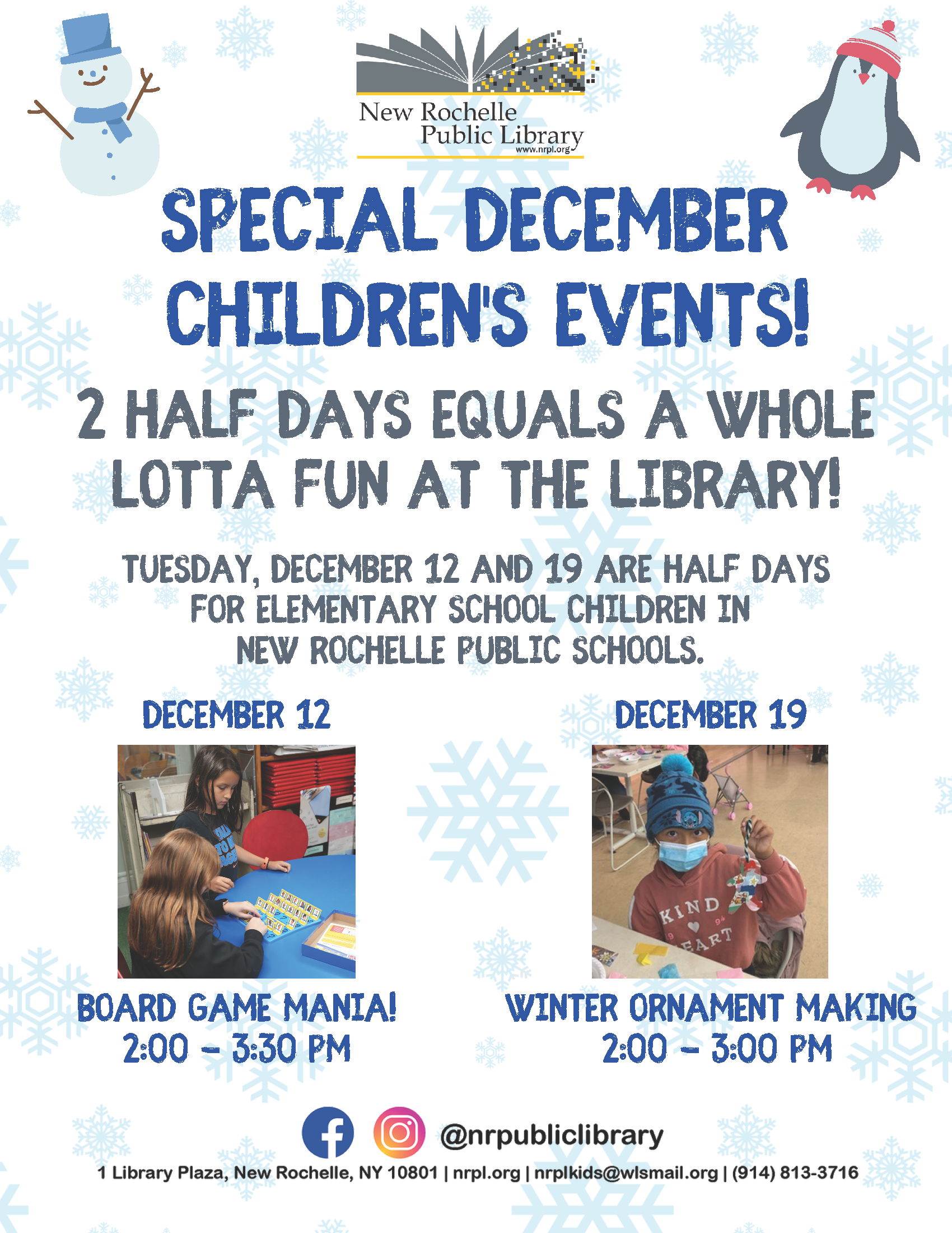 Children's Events at NRPL