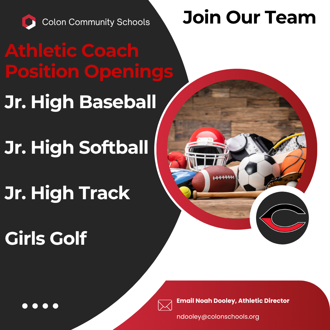 Athletic Coach Position Openings