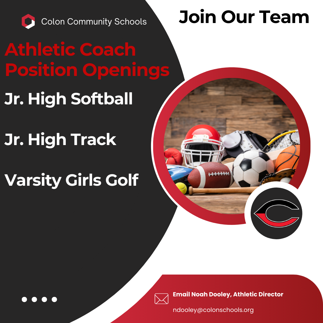 Athletic Coach Position Openings