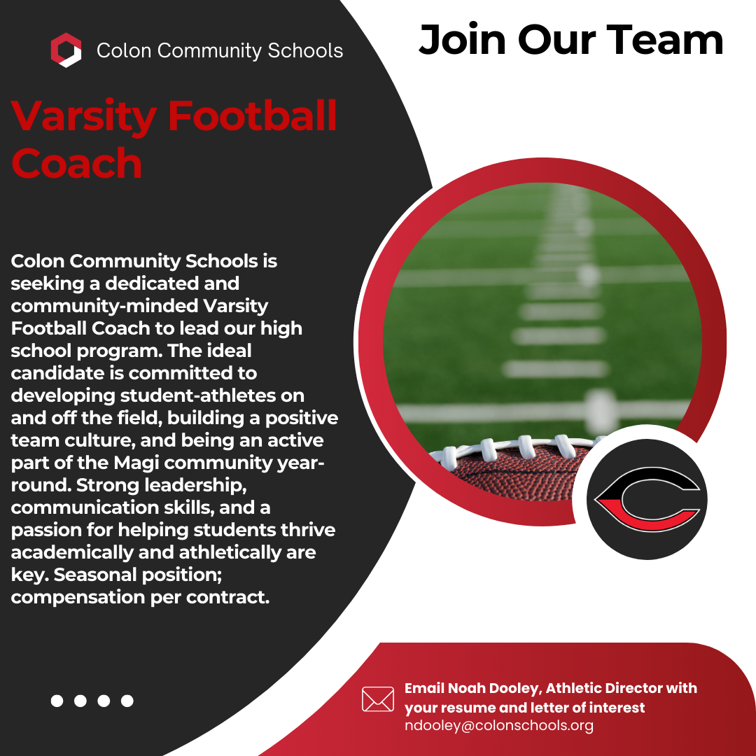 Varsity Football Coach Posting