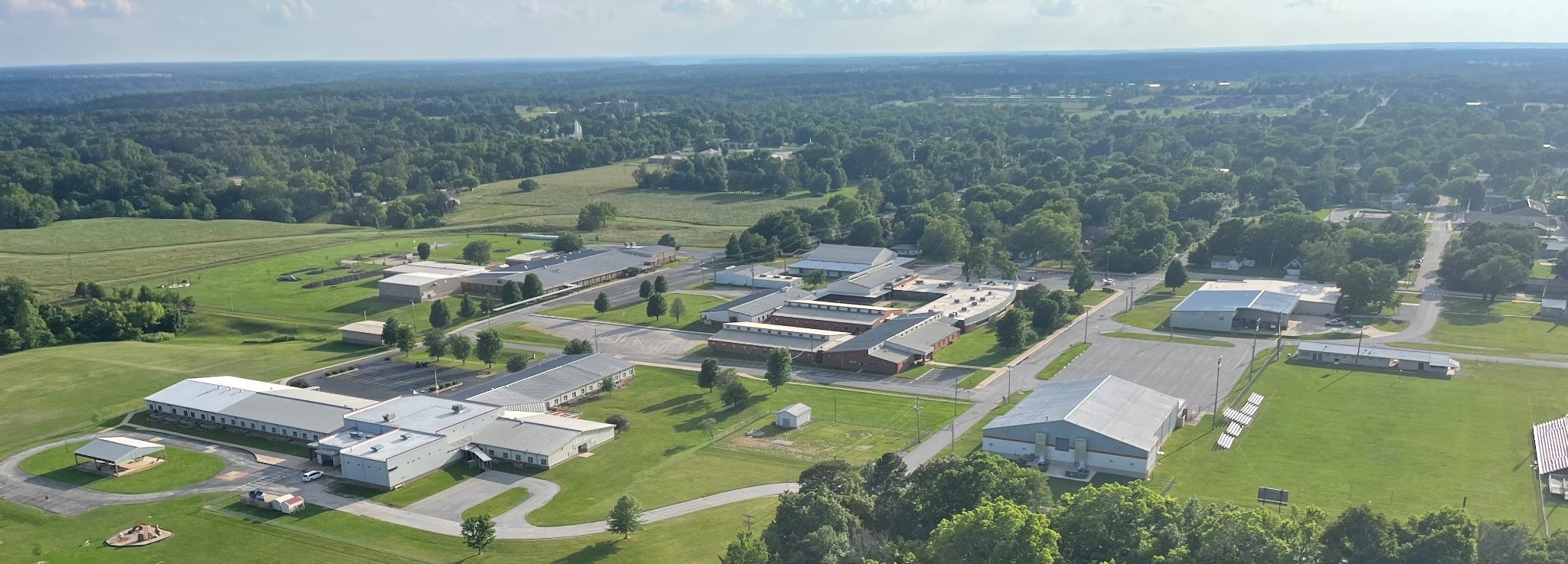 Gravette School District from the sky