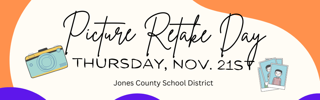 School picture retake day is Thursday, Nov. 21st in the morning