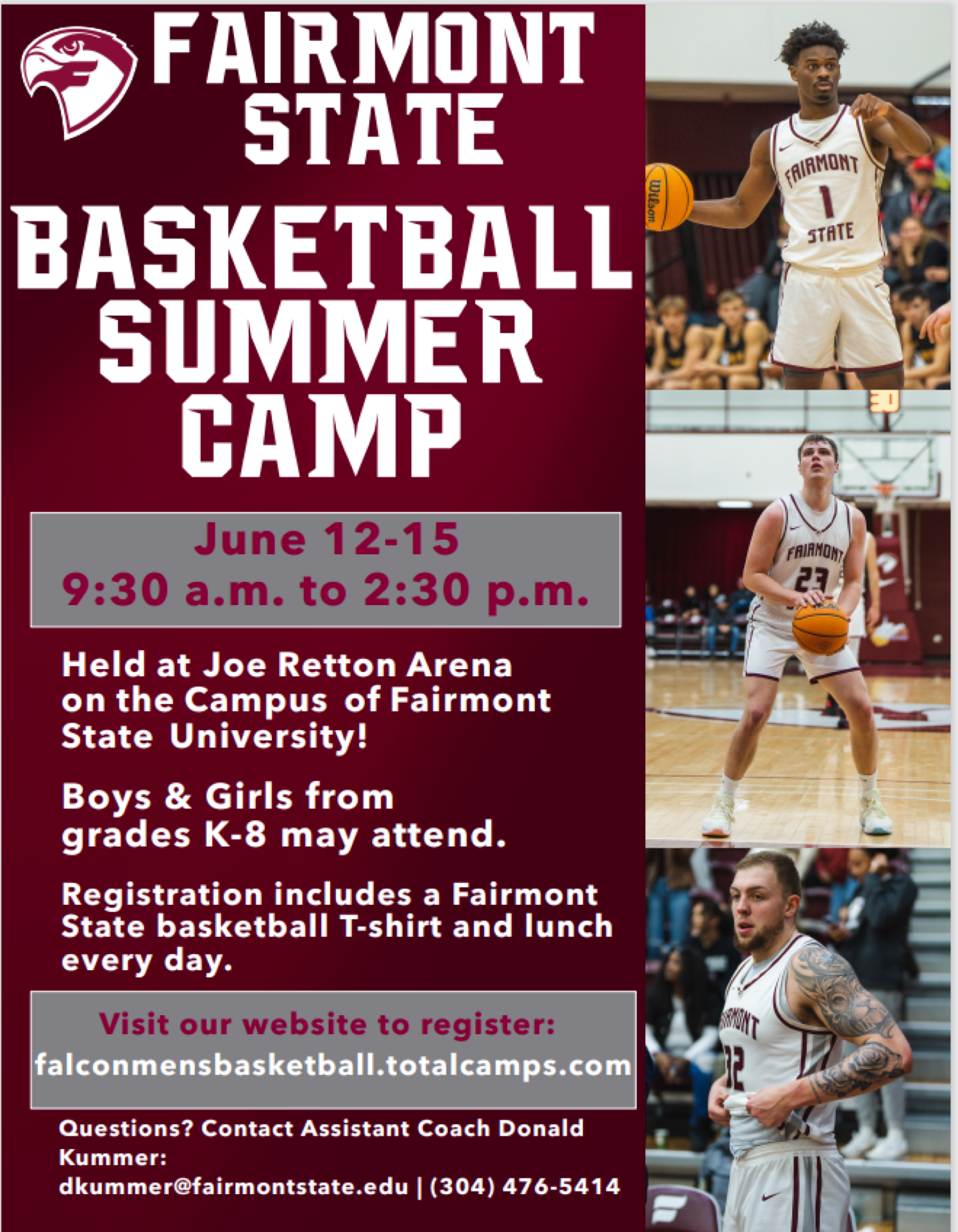 Fairmont State Basketball Camp