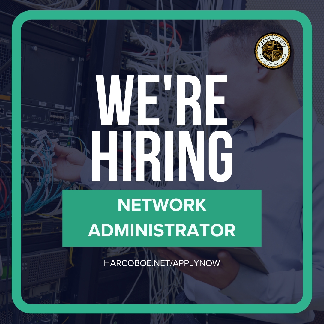Network Administrator job posting. See text below for details.