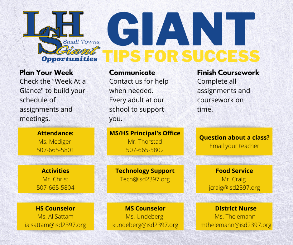 GIANT Tips for Success